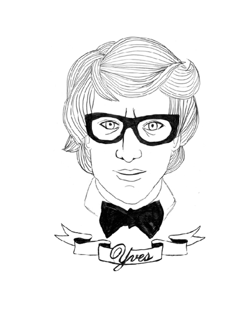 Deer Dana Yves Saint Laurent Tee Deer Dana Yves Saint Laurent Tee