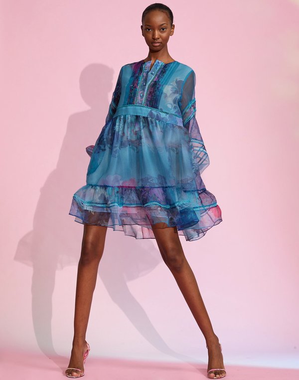 cynthia rowley organza dress Cynthia Rowley Hourglass Organza Dress on Garmentory