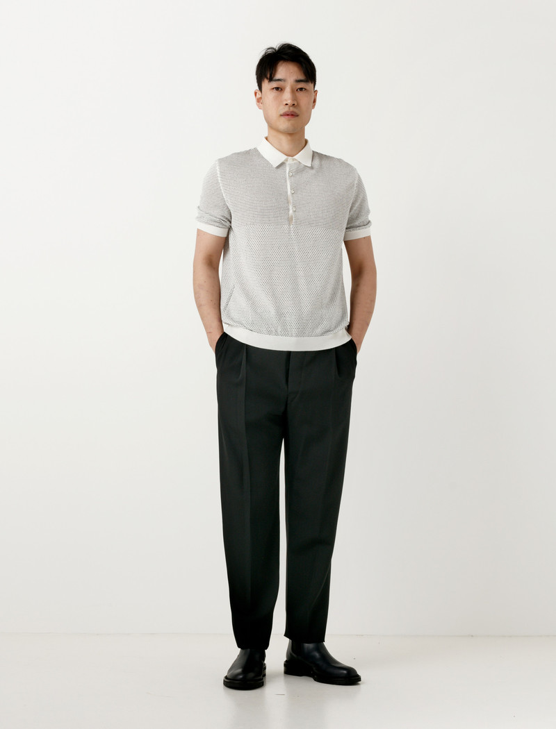 Lemaire One-Pleated Pants Black | Garmentory