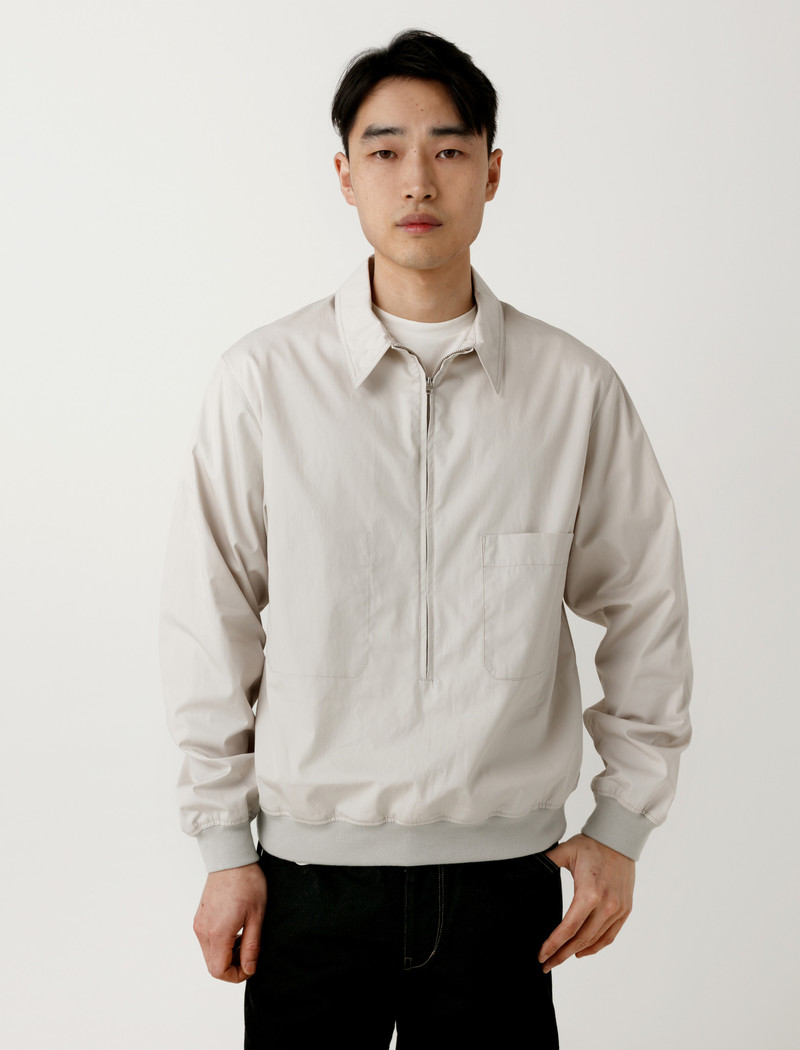 マ*マ様 24ss LEMAIRE SHIRT BLOUSON 50 ※早い者勝 Lemaire Shirt Blouson Light Grey | Garmentory