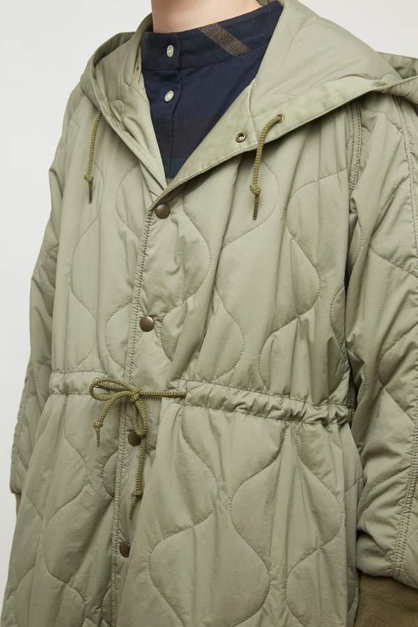 Beams Boy Quilt Hooded Coat - Olive | Garmentory