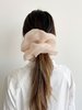 Bronze Age Organza Oversized XL Scrunchie -  Peach Champagne - Thumbnail 2