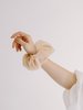 Bronze Age Organza Oversized XL Scrunchie -  Peach Champagne - Thumbnail 3