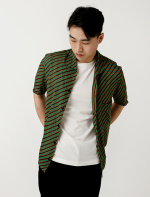 【LEMAIRE】PATCH POCKET SHIRT GREEN Size46 nbrwomenoct3rd2025elainaecomm-