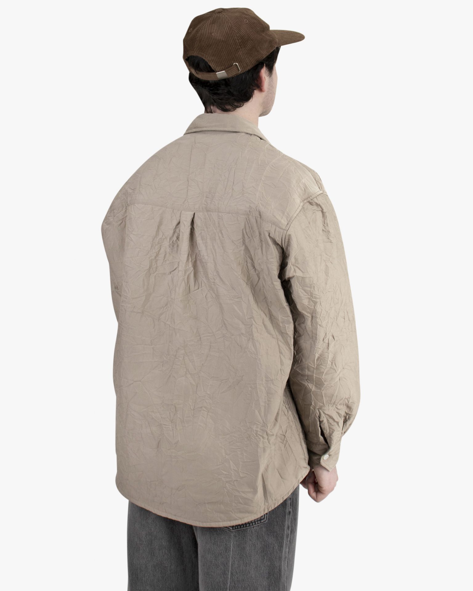 Our Legacy Tech Borrowed Jacket Beige Tafetta Garmentory