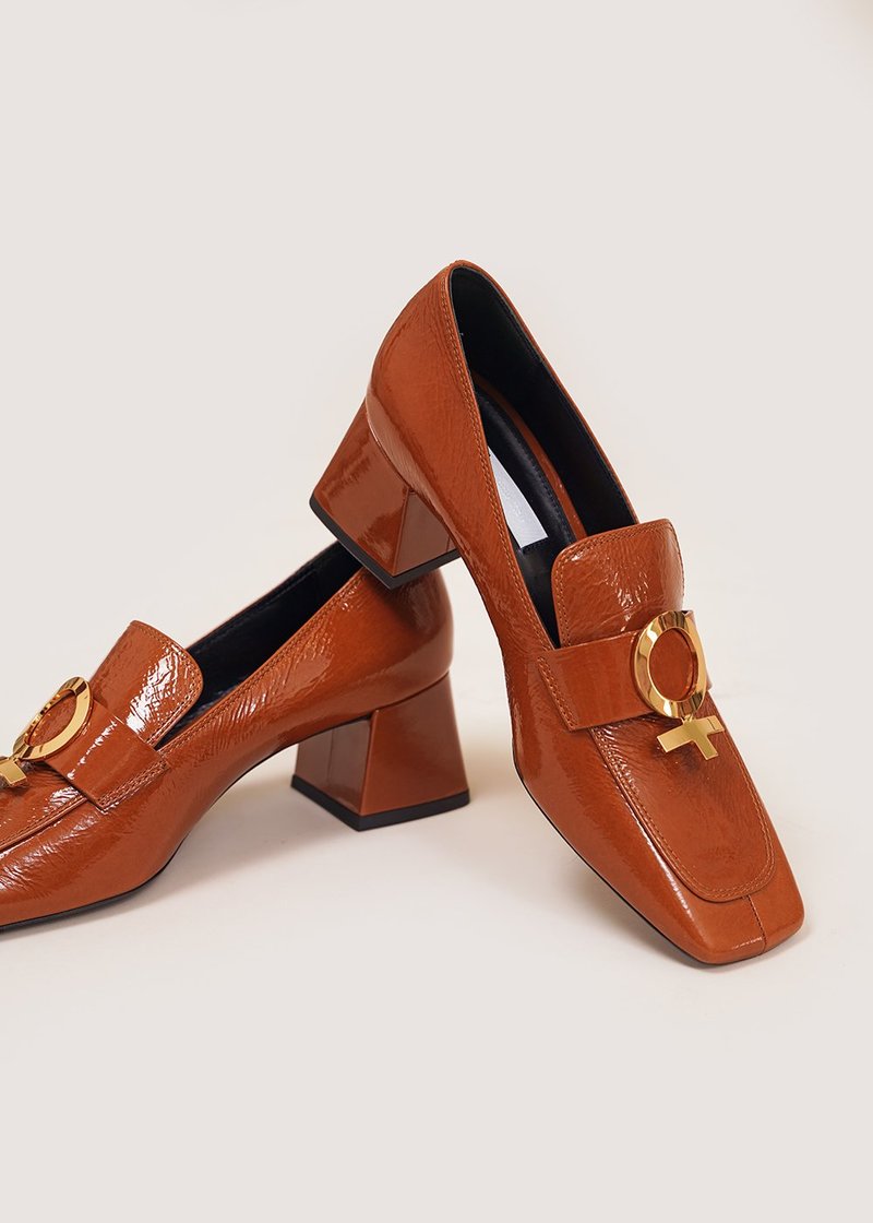 Suzanne Rae Feminist Loafer - Caramel Brown | Garmentory