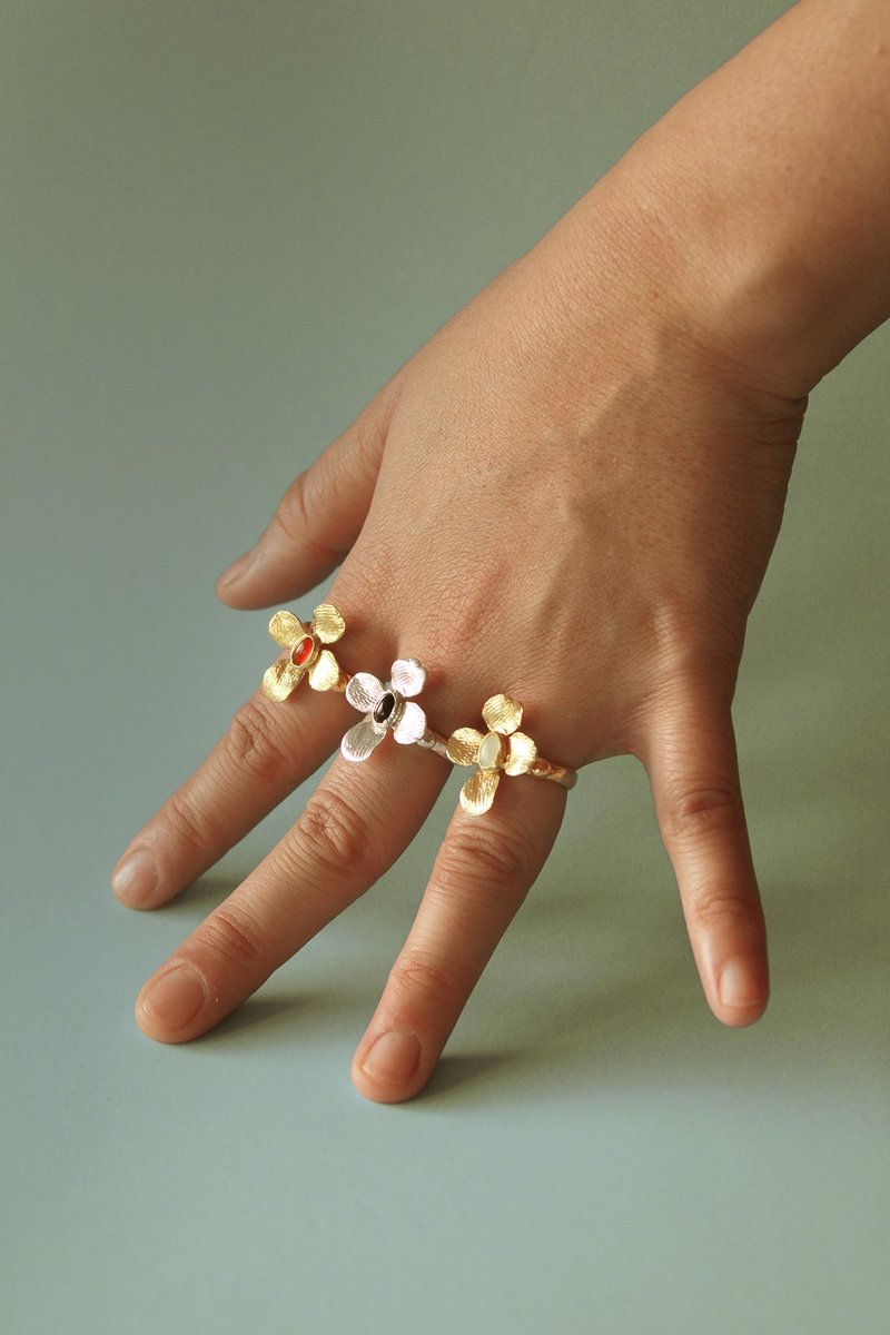 Ora-C CARDAMINE ring - brass Ora-C CARDAMINE ring - brass