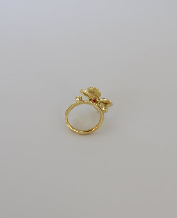 Ora-C CARDAMINE ring - brass Ora-C CARDAMINE ring - brass