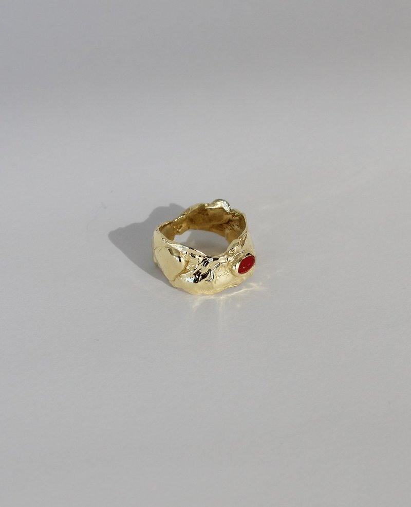 Ora-C NEBULA ring - brass Ora-C NEBULA ring - brass