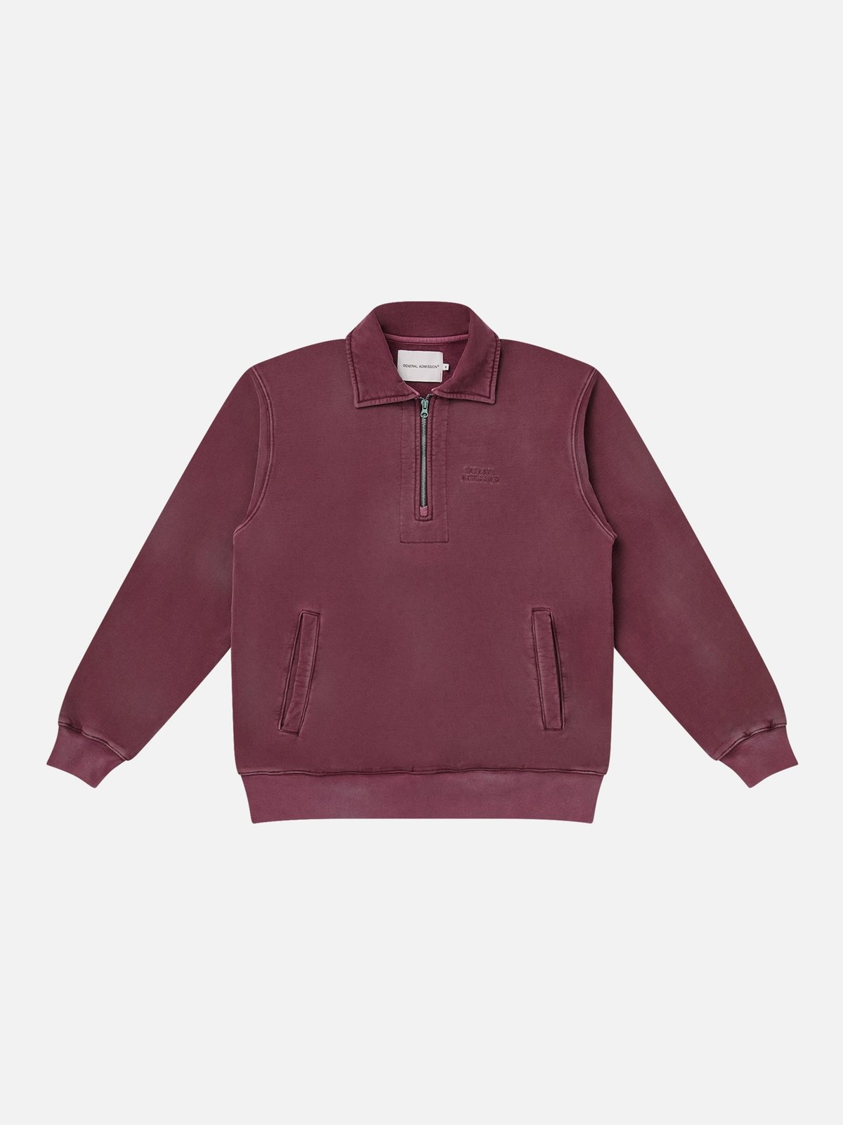 General Admission Lincoln Half Zip - Port - Image 1 of 3