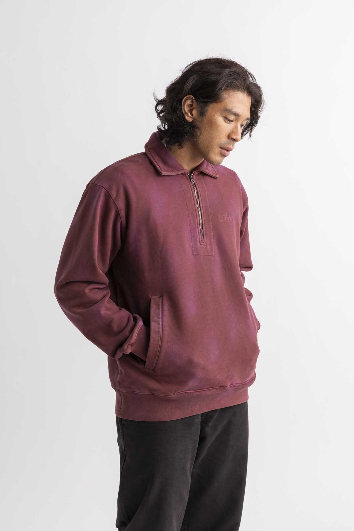 General Admission Lincoln Half Zip - Port - Image 3 of 3