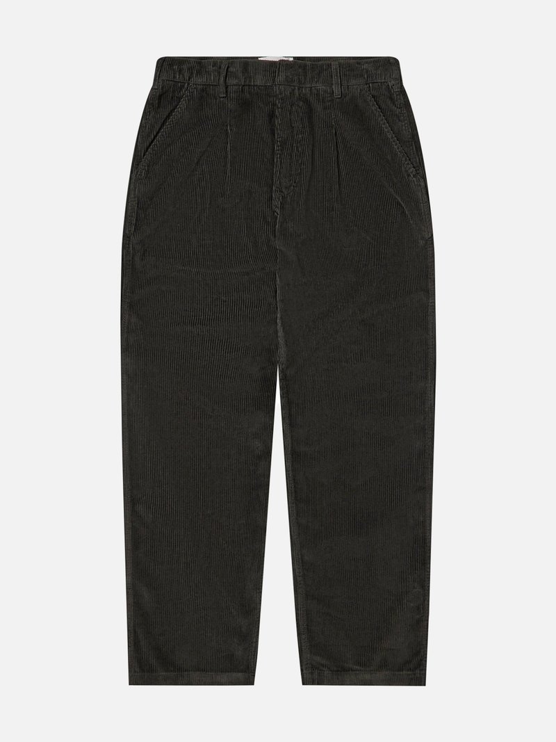 General Admission Midtown Pleated Corduroy Pant - Black