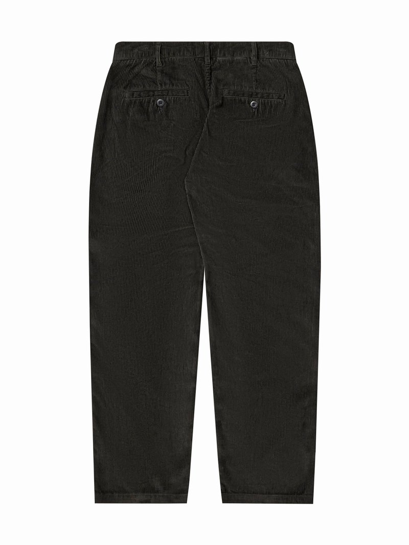 General Admission Midtown Pleated Corduroy Pant - Black