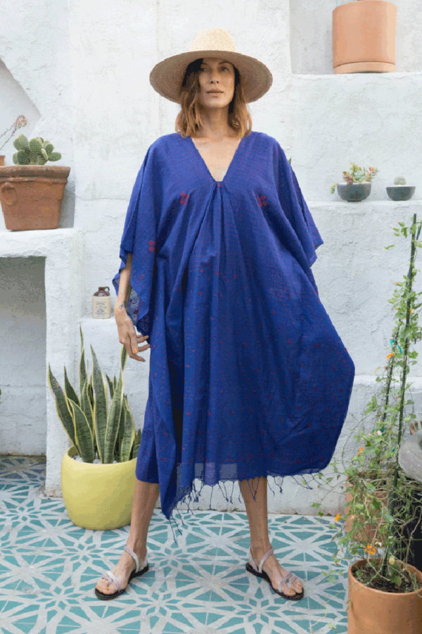 blue caftan