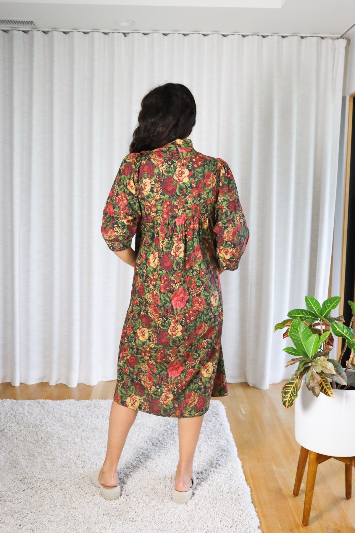 Batsheva x Laura Ashley Smock Dress - Craftwork Roses | Garmentory