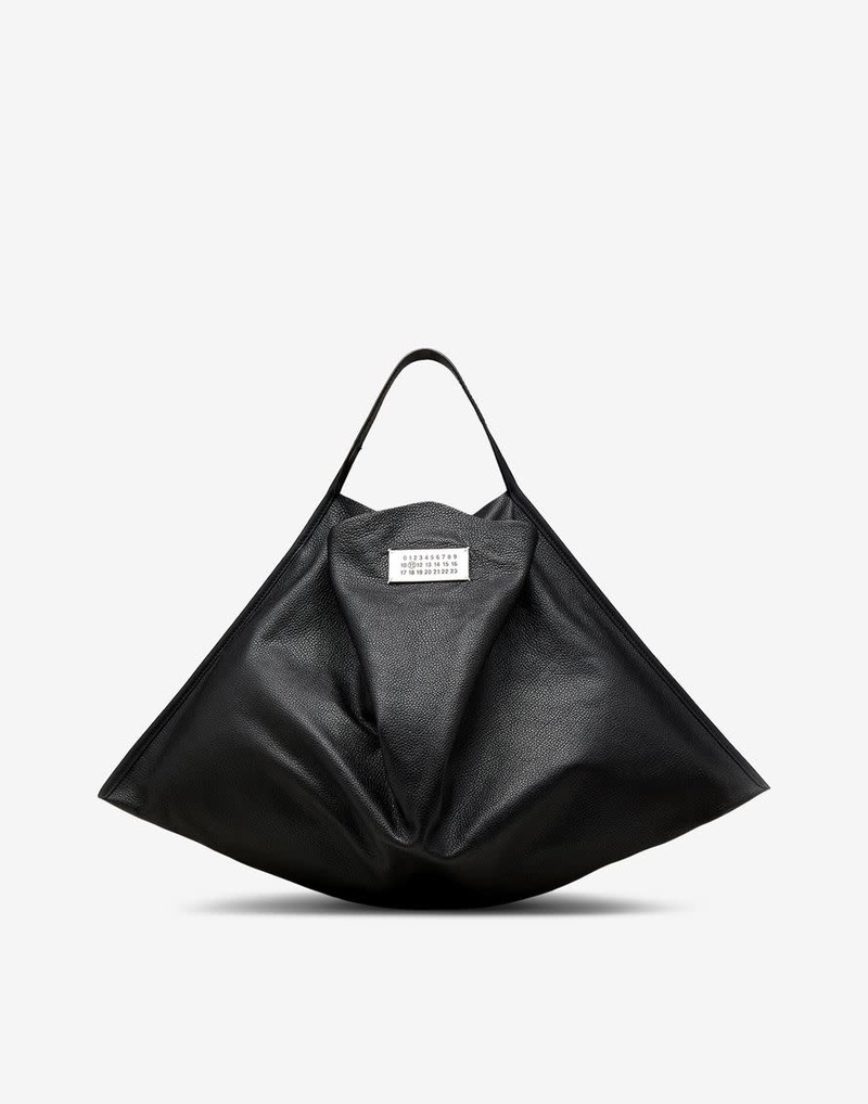 Maison Margiela One Handle Leather Tote bag - Black | Garmentory