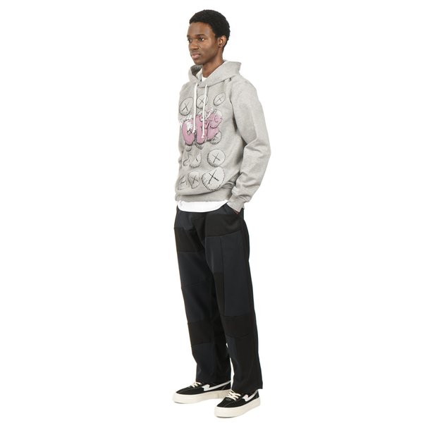 CDG SHIRT X KAWS HOODIE -GREY/PRINT 2 | Garmentory