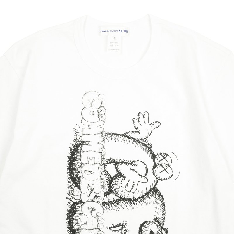 Tシャツ・カットソー COMME des GARCONS FW21 X KAWS PRINT SHIRT (FH-B029_1) CDG Shirt x Kaws t-shirt COMME DES GARçONS SHIRT | Blondie Shop