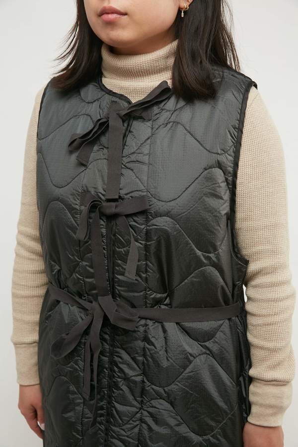 Beams Boy Ripstop Thermo Liner Vest - Black | Garmentory