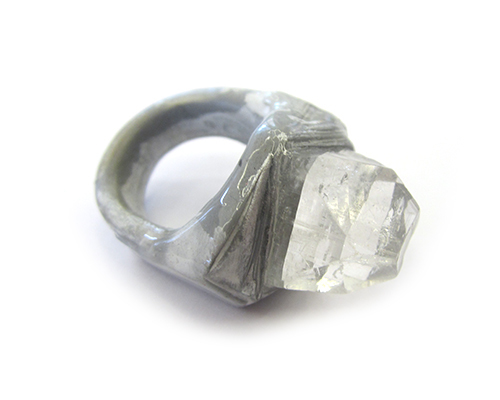 Adina Mills Intuit Ring with Apophyllite Adina Mills Intuit Ring with Apophyllite