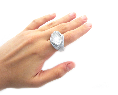 Adina Mills Intuit Ring with Apophyllite Adina Mills Intuit Ring with Apophyllite