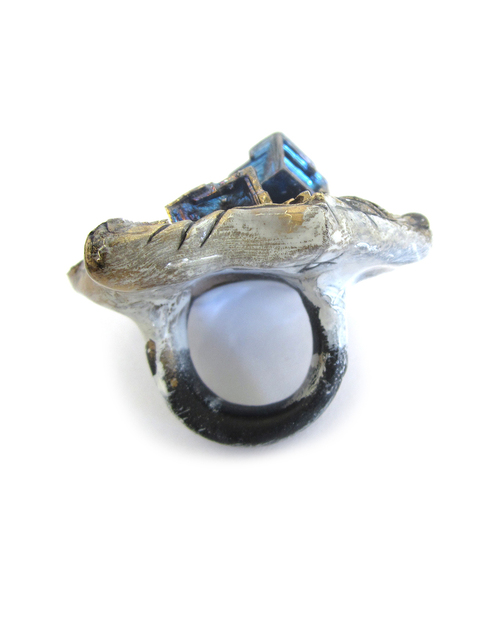 Adina Mills Igniter Ring with Pyrite Adina Mills Igniter Ring with Pyrite