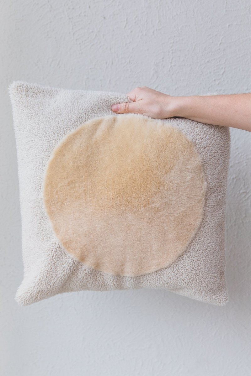 Milena Silvano MOON SHEARLING PILLOW