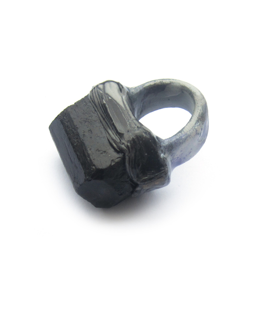 Adina Mills The Power Black Tourmeline Ring Adina Mills The Power Black Tourmeline Ring