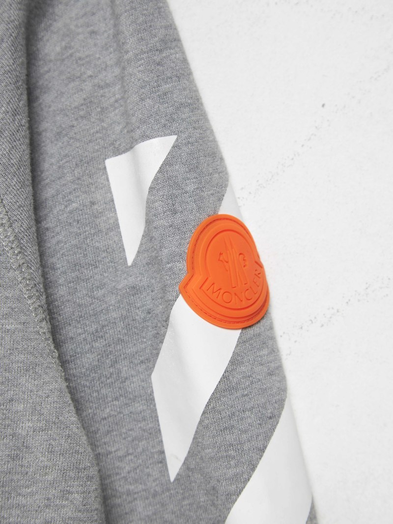 PRE - LOVED] Moncler X Off-White Gray Zip Pockets Elastic