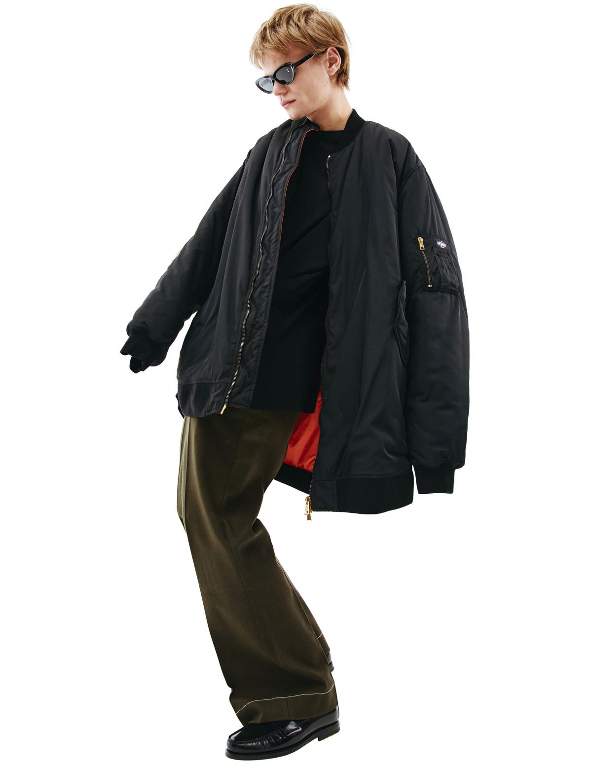 Raf Simons Equanimity bomber jacket - black | Garmentory