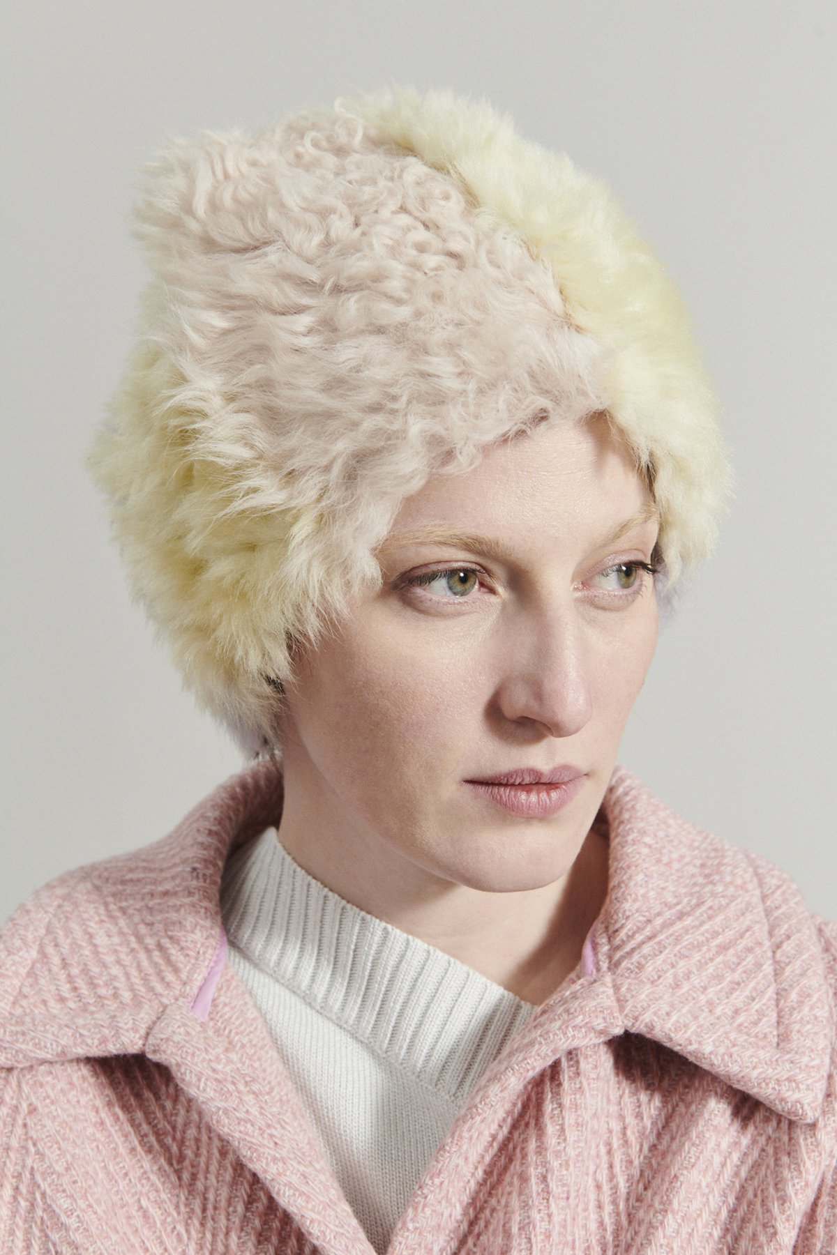 Rachel Comey Lavender Star Beanie Rachel Comey Shearling Beanie - Lavender | Garmentory main image 2
