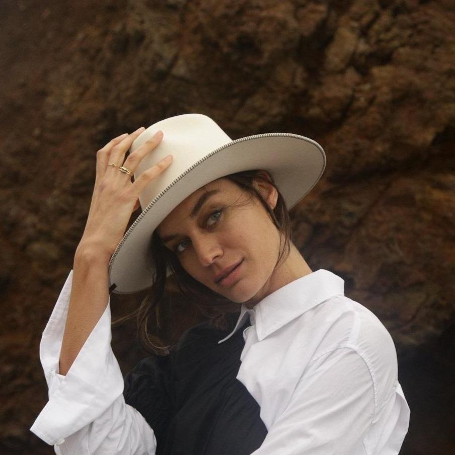 Kin The Label Cade Hat - Cream | Garmentory display picture 1