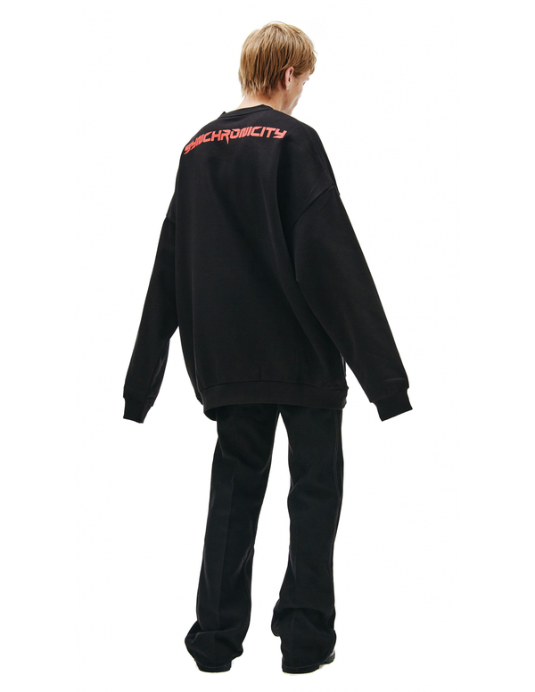 Raf Simons Synchronicity Sweatshirt - Black | Garmentory