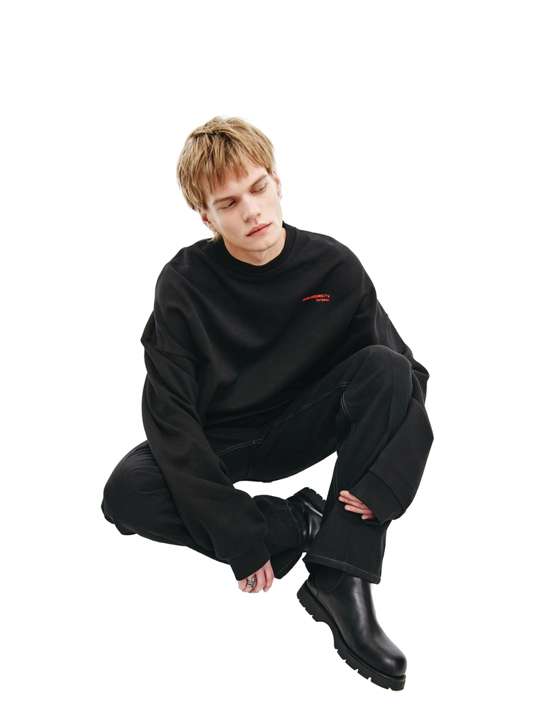 【送料&関税込】Raf Simons sinchronicity Sweatshirt Raf Simons Synchronicity Sweatshirt - Black | Garmentory