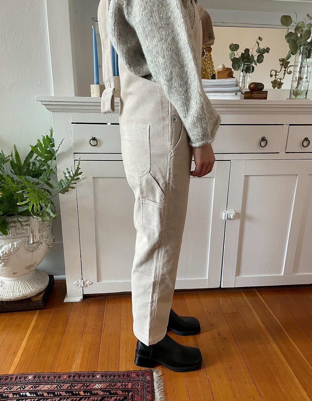 Brixton Christina Crop Overall - Beige - Image 3 of 6