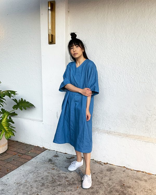 denim caftan