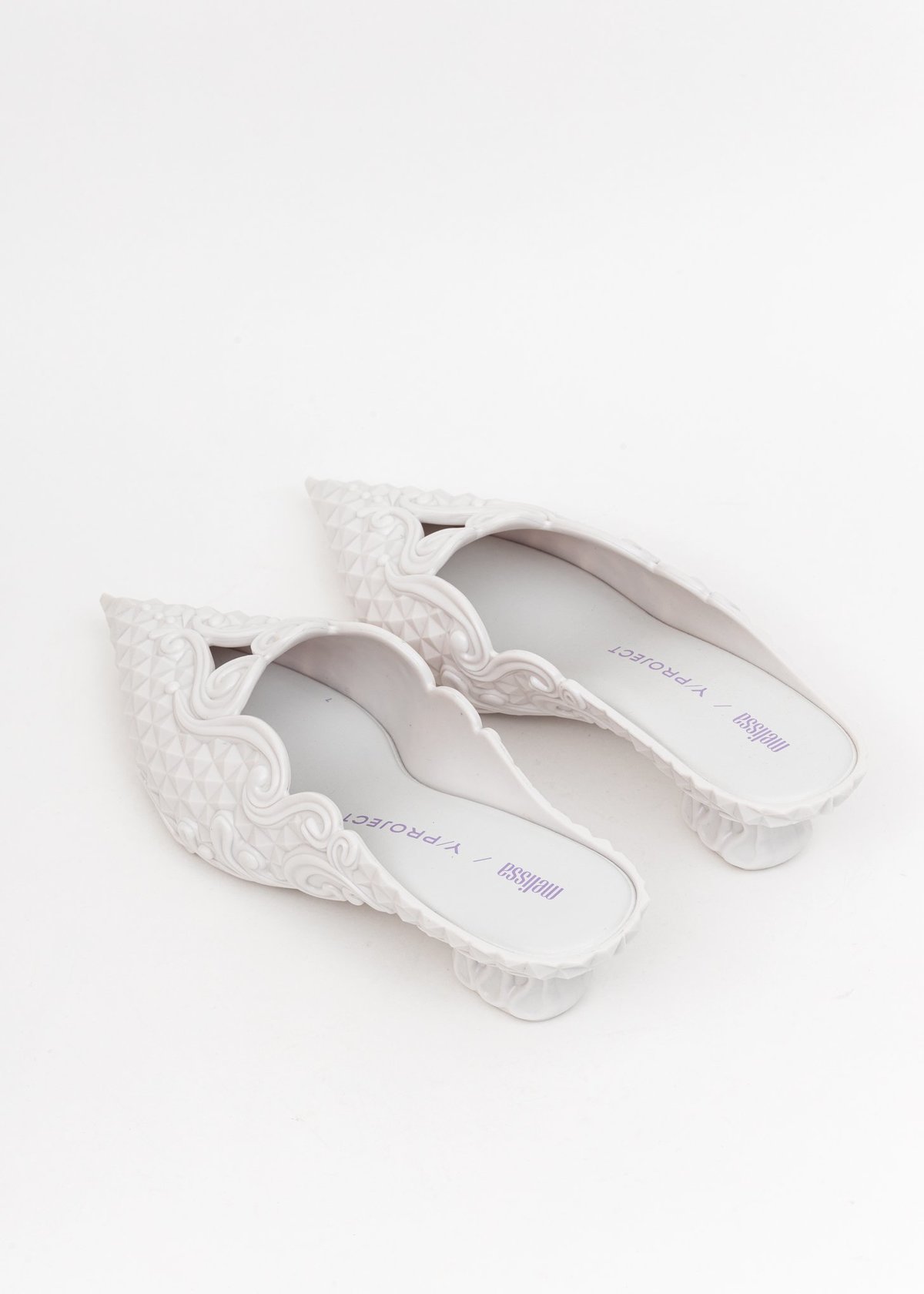 Y/project Pearl MELISSA Point Mule - white | Garmentory