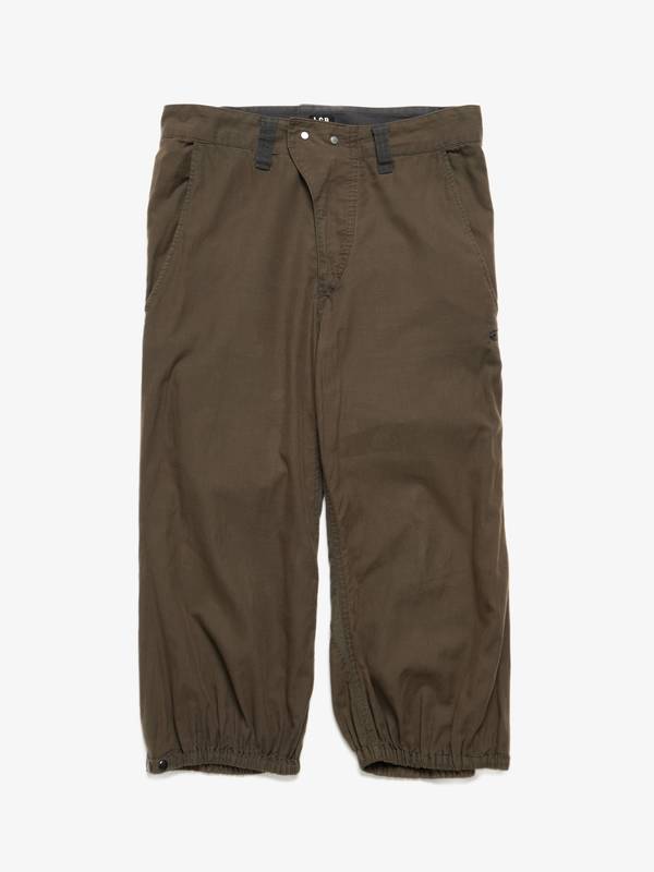 Le Grande Bleu (L.G.B.) M Button Back Pockets Zipped Pants - Khaki