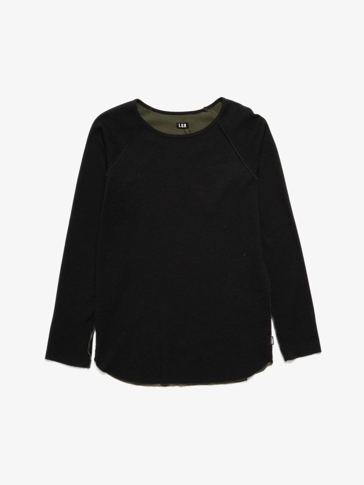 PRE - LOVED] Le Grande Bleu (L.G.B.) Black Front Seam Khaki Inside