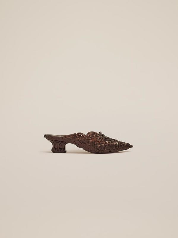 Y/Project x Melissa Court Point Mule, Bronze | Garmentory