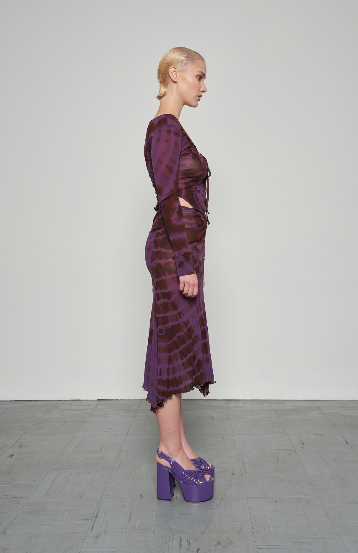 MAROSKE PEECH Butterfly Skirt -  Purple - Image 1 of 6