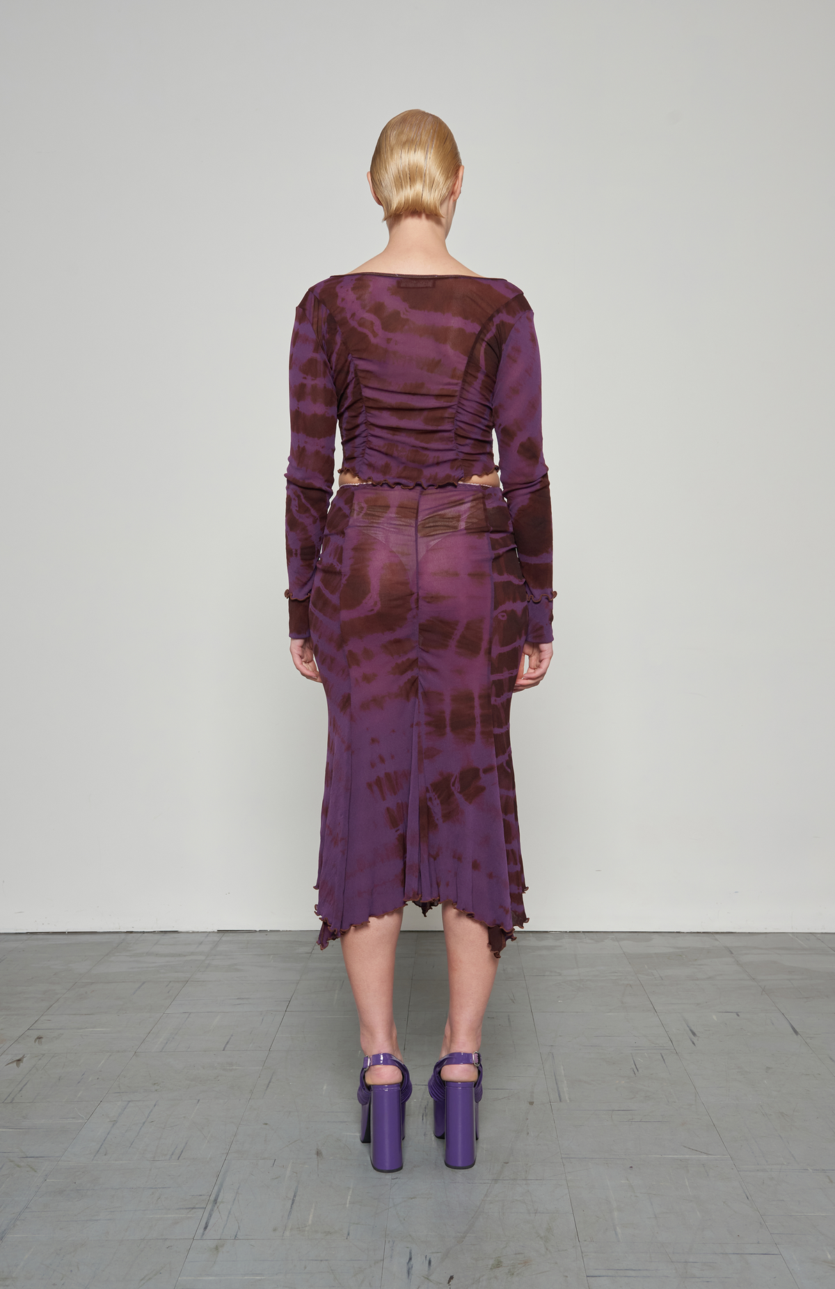 MAROSKE PEECH Butterfly Skirt -  Purple - Image 4 of 6