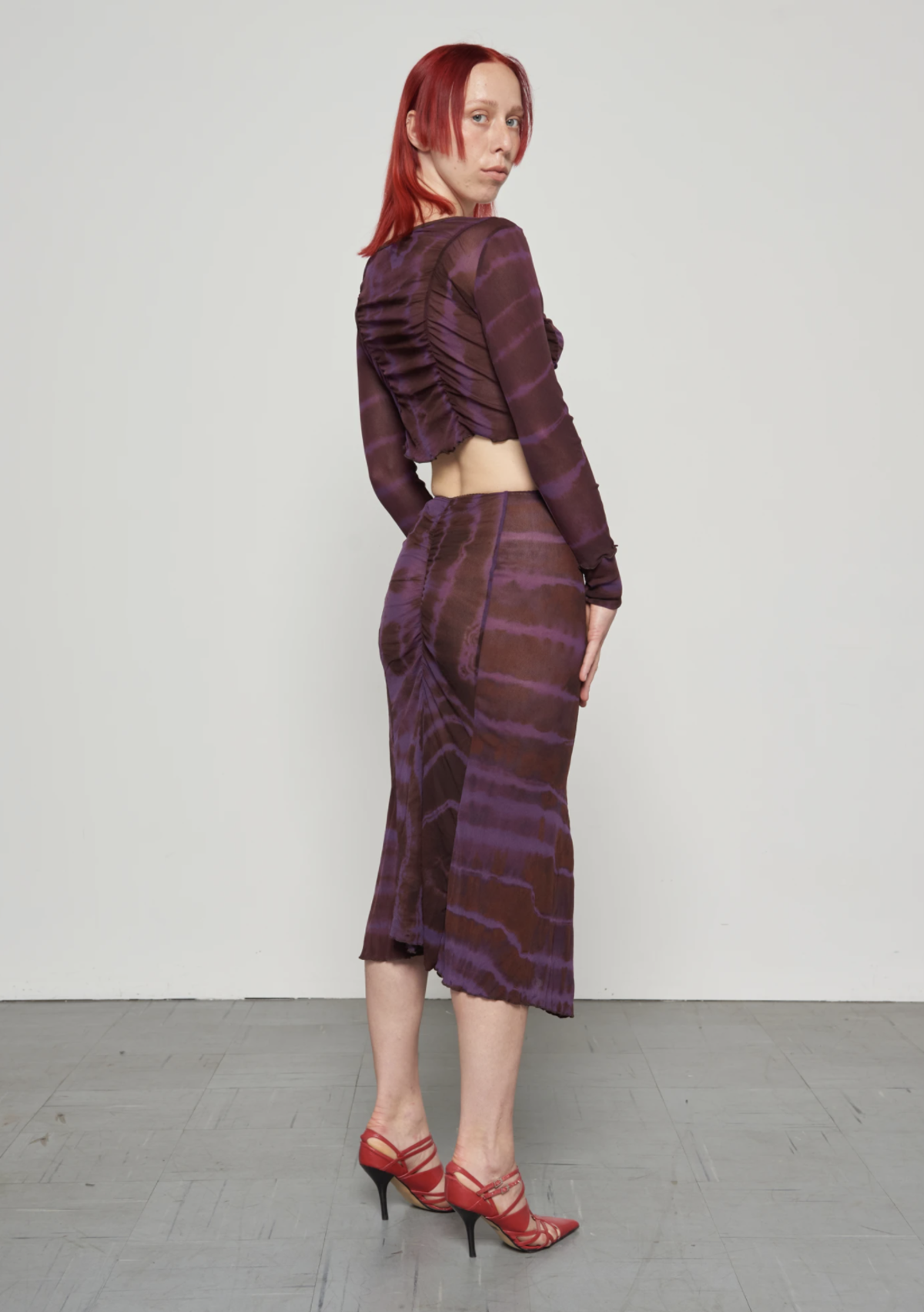 MAROSKE PEECH Butterfly Skirt -  Purple - Image 6 of 6