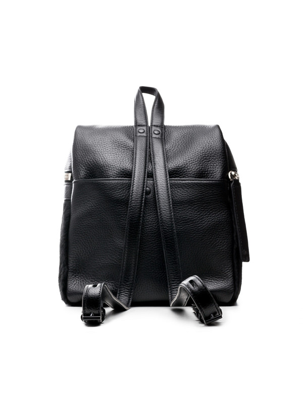 Kara Calf Hair Small Backpack Black | Garmentory
