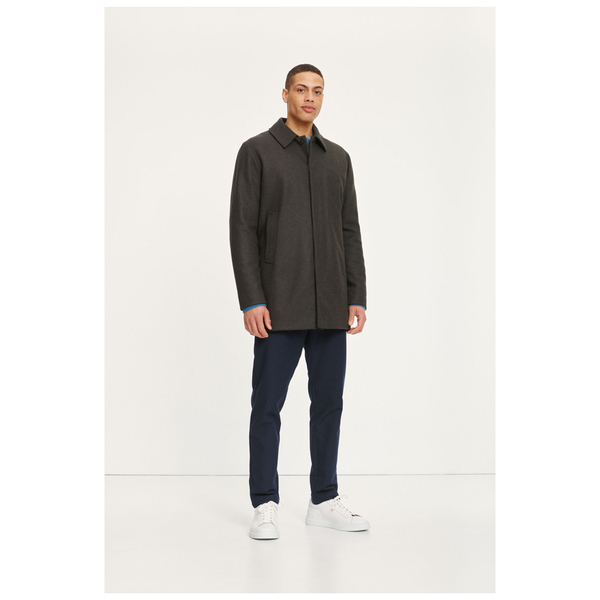 Samsøe & Samsøe kenpo x 12825 coat - dark olive mel. | Garmentory