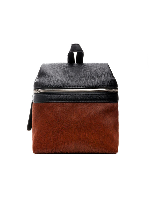 calf mini backpack Brunello Cucinelli Leather Travel An elegant backpack crafted from our Millepunte Soft calf skin in black Diane Von Furstenberg Calf Fur