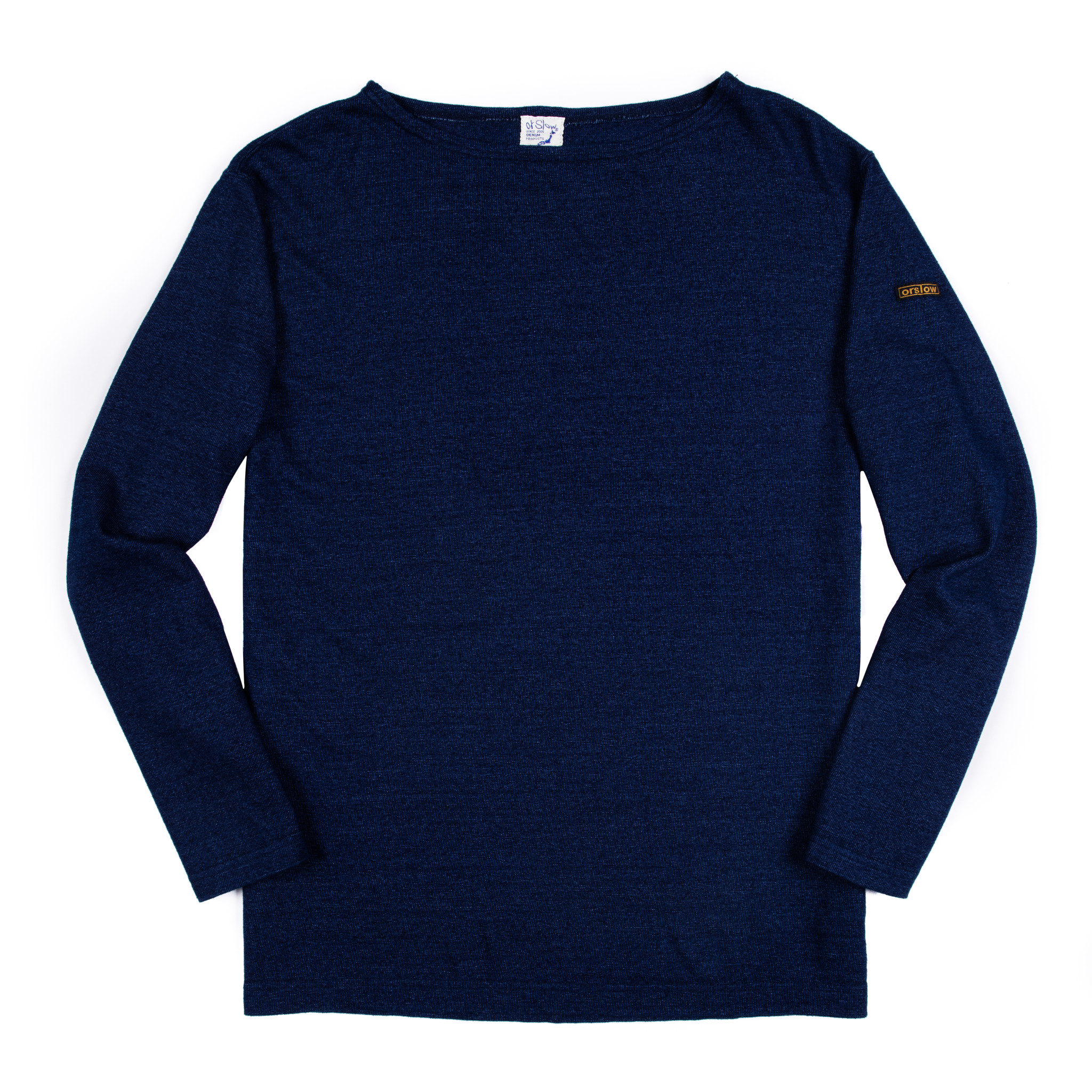 orSlow Boat Neck Shirt Indigo Garmentory