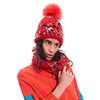 mischa lampert - chroma beanie pomster + tomato xl pom - Thumbnail 6