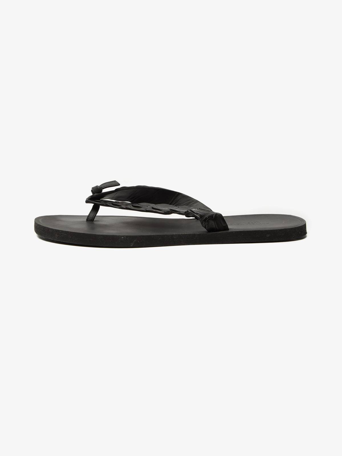 サンダル BOTTEGA VENETA   Slippers and Clogs Men Leather Black Bottega Veneta Slippers and Clogs Men Leather Black | B-Exit