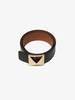 Hermes Gold Buckle Black Leather Belt - BLACK - Thumbnail 2